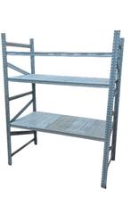 METALSISTEM stelling rekken lot tot 100 meter galva schappen, Doe-het-zelf en Bouw, Ophalen, Gebruikt