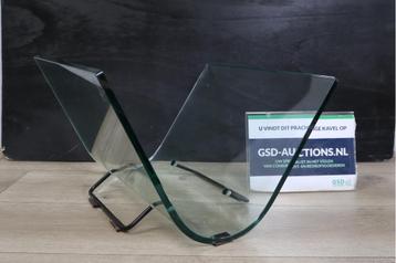 FIAM Italy Curved Glass Magazine Holder beschikbaar voor biedingen
