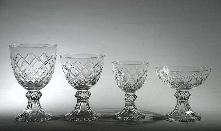Val Saint Lambert - Service Yale - VSL - Val St Lambert, Antiek en Kunst, Antiek | Glaswerk en Kristal, Ophalen