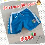 Short avec filet 🇮🇹  pour garçon -bleu-T.8 ans, Enfants & Bébés, Enlèvement ou Envoi, Utilisé, Garçon
