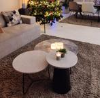 4 x marmer salontafels/ bijzittafels van juntoo, Huis en Inrichting, Tafels | Salontafels, Ophalen, Gebruikt
