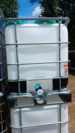 IBC van 650 liter, Ophalen, Kunststof, Met kraantje, 150 liter of meer