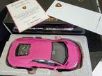 AutoArt Aventador Pink 1:18 €298, Hobby en Vrije tijd, Modelauto's | 1:18, Ophalen of Verzenden, Autoart