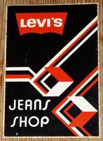 Vintage sticker Levi's Jeans Shop retro 70s autocollant, Ophalen of Verzenden, Merk, Zo goed als nieuw