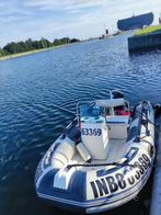 30 pk semi-rigide + aanhanger, Watersport en Boten, Rubberboten, Ophalen, Zo goed als nieuw, Zodiac