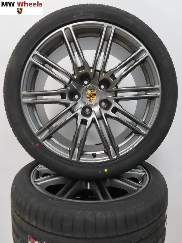 Porsche Cayenne GTS 21 inch velgen zomerbanden nieuwe set, Autos : Pièces & Accessoires, Pneus & Jantes, Pneus et Jantes, Pneus été