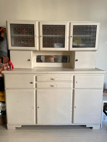 Vintage kast - cubex stijl, 150 à 200 cm, Utilisé, Cubex, Autres essences de bois