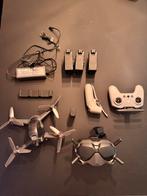 Dji fpv drone (140km/u) met 3 batterijen, motioncontroller, Ophalen of Verzenden, Zo goed als nieuw, Drone met camera