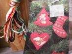 Kerst compleet borduurpakket Kerstboom Kerstsok hart Lanatte, Ophalen of Verzenden, Nieuw, Borduurpakket