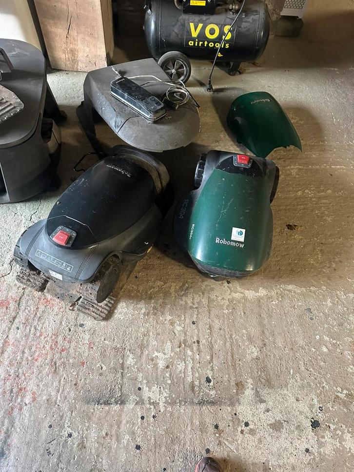 Robomow onderdelen en compleet, Tuin en Terras, Grasmaaiers, Zo goed als nieuw, Elektrische grasmaaier, 40 t/m 49 cm, Cirkelmaaier