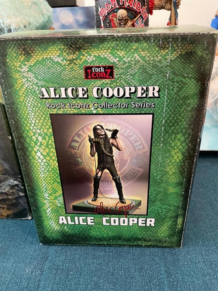 Statuette - Alice Cooper (Knucklebonz), Collections, Statues & Figurines, Comme neuf, Autres types, Enlèvement
