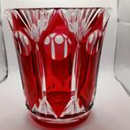 Rare et ancien vase rouge du Val Saint Lambert. Signé, Enlèvement