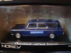 1/43 Norev Peugeot 404 break gendarmerie, Comme neuf, Voiture, Enlèvement ou Envoi, Norev