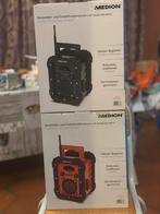 MEDION radio's in rood en zwart, Audio, Tv en Foto, Radio's, Ophalen, Zo goed als nieuw