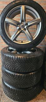 17 inch Audi A4 Winterset 5x112 Continental 6mm profiel, Ophalen
