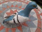PIGEON EN FONTE PATINEE POLYCHROME, Jardin & Terrasse, Enlèvement ou Envoi, Neuf, Autres matériaux, Animal
