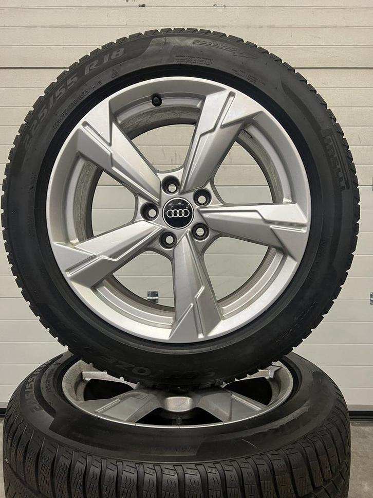 18’’ audi a6 s6 rs6 velgen winterbanden demo set tpms, Auto-onderdelen, Banden en Velgen, Banden en Velgen, Winterbanden, 18 inch