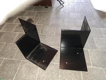 Pergola Muurbevestiging Zwart Gecoat voor 20 x 20 cm balken, Doe-het-zelf en Bouw, Ophalen of Verzenden, Nieuw