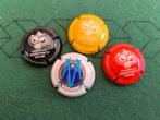 Lotje van 4 zeer mooie capsules ( voetbal ), Ophalen of Verzenden, Zo goed als nieuw