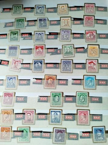 Belgische postzegels gedrukt op sigaren bandjes