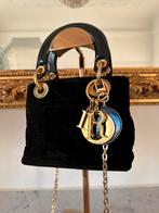 Dior Lady Dior mini, Handtassen en Accessoires, Tassen | Damestassen, Handtas, Gebruikt, Ophalen of Verzenden, Zwart