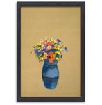 Vaas met bloemen - Odilon Redon canvas + baklijst 60x90cm, Huis en Inrichting, Woonaccessoires | Schilderijen, Tekeningen en Foto's