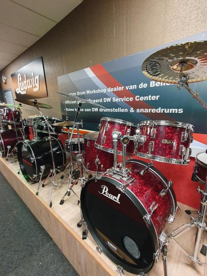 Opruiming 2dehands drumstellen wegens verbouwingen!, Muziek en Instrumenten, Drumstellen en Slagwerk, Gebruikt, Ludwig, Ophalen of Verzenden