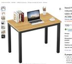 Need 4 bureaux d'ordinateur robustes (120 et 100 * 60 cm) po, Huis en Inrichting, Bureaus, Ophalen, Zo goed als nieuw, Bureau