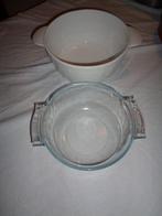 Pyrex en Pyroflam ovenkommen, Ophalen of Verzenden, Gebruikt, Glas, Overige typen