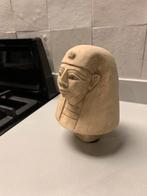 Vintage beeldje Egyptische farao - antiek buste, Antiek en Kunst, Ophalen of Verzenden