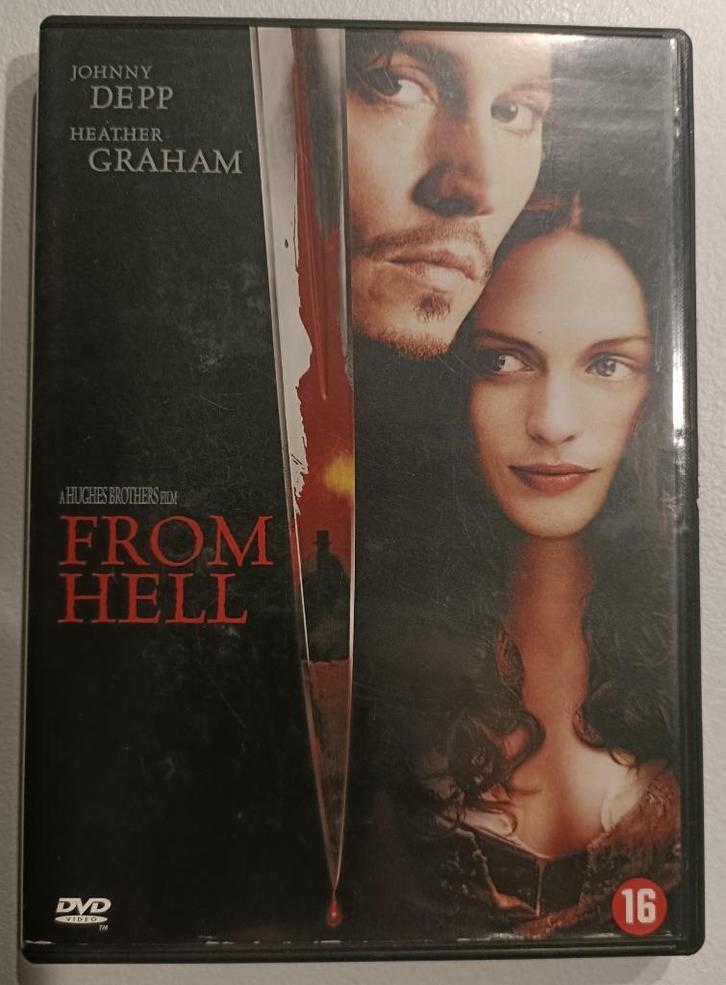 From Hell DVD (met NL ondertitels), Cd's en Dvd's, Dvd's | Thrillers en Misdaad, Gebruikt, Actiethriller, Vanaf 16 jaar, Ophalen of Verzenden
