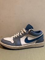 Air jordan 1 low slate blue navy, Sneakers, Gedragen, Blauw, Nike air jordan