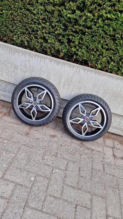 Gyronetics Diamond Yamaha Aerox Nitro velgen *nieuwe banden*, Fietsen en Brommers, Scooters | Yamaha, Gebruikt, Aerox, Ophalen
