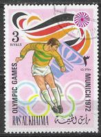 Ras Al Khaima 1972 - Stampworld 694 - Munchen - 3 R. (ST), Postzegels en Munten, Verzenden