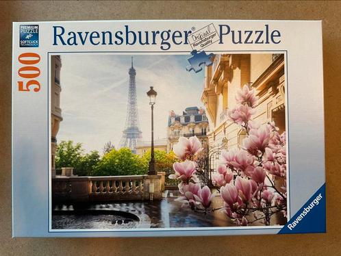 Puzzle Ravensburger 'Printemps à Paris' 500 pièces, Hobby & Loisirs créatifs, Sport cérébral & Puzzles, Comme neuf, Puzzle, 500 à 1500 pièces