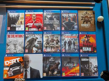15 ps4 games. beschikbaar voor biedingen