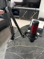 Hyper X Quadcast rouge, Musique & Instruments, Microphones, Enlèvement ou Envoi, Comme neuf, Autres types