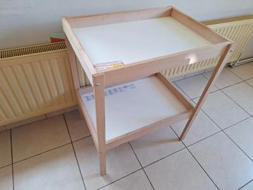 Commode Ikea Sniglar 72x53 cm hêtre/blanc, Enlèvement ou Envoi, Utilisé, Commode
