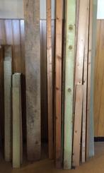 Lot houten plinten, zie beschrijving, Ophalen, Zo goed als nieuw, MDF, Plinten