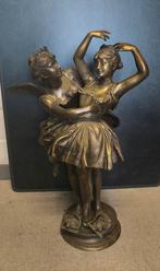 Bronzen beeld Ballerina's, Antiek en Kunst, Ophalen