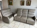 Lederen zetels, Huis en Inrichting, Ophalen, Driepersoons, Leer, Zo goed als nieuw