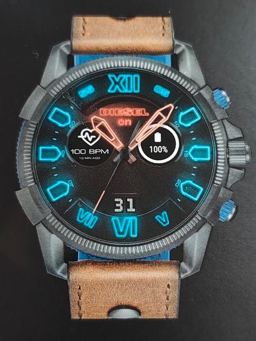 Diesel ON (DW6D1), Handtassen en Accessoires, Smartwatches, Zo goed als nieuw, Ophalen of Verzenden