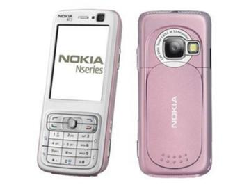 OP=OP!!! PINK/WHITE NOKIA N73 N-series roze/wit telefoon 