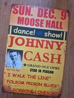 Metalen wandplaat Johnny Cash, Ophalen of Verzenden, Nieuw