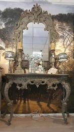 Baroque rococo console met spiegel., Ophalen