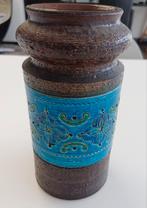 Bitossi, bruin aardewerk met trifoglio decor, Ophalen of Verzenden