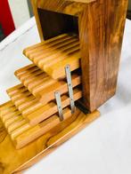 Vintage notenhout Houten Sigaren opberg  doosjes  14 cm lang, Bijoux, Sacs & Beauté, Utilisé, Enlèvement ou Envoi