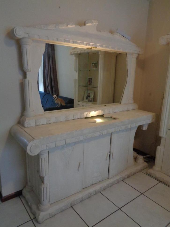 Oud Grieks-Romeins geïnspireerde meubelen, Huis en Inrichting, Zetels | Complete zithoeken, Zo goed als nieuw, Hout, Overige materialen