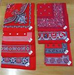 Zakdoek, bandana, mouchoir, foulard Nr.01 €. 5,00 p.st. met, Nieuw, Ophalen of Verzenden, Sjaal, Andere