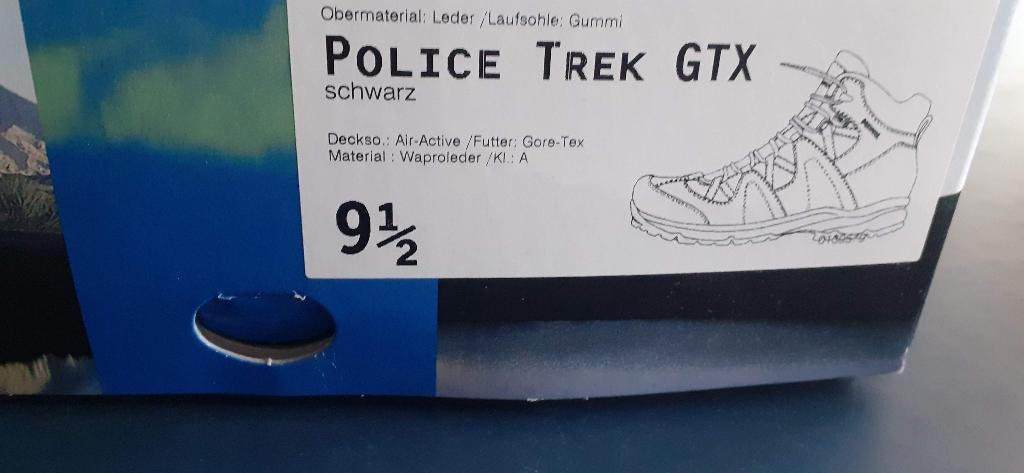 MEINDL POLICE TREK GTX., Vêtements | Hommes, Chaussures, Neuf, Chaussures de marche, Noir, Enlèvement
